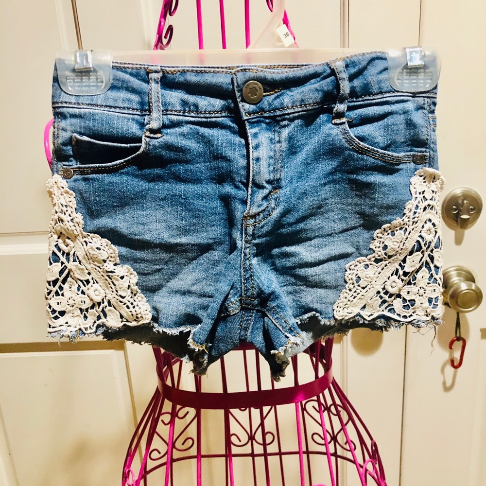 Stretchy Girls jeans shorts